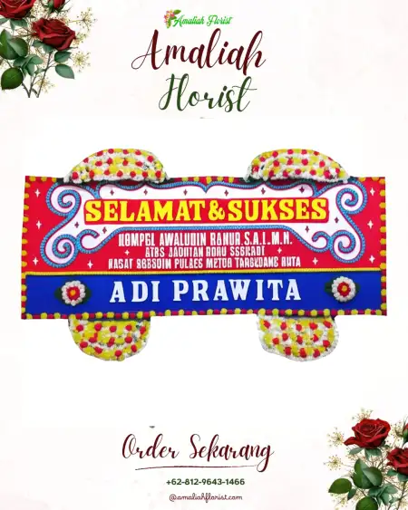 Papan Bunga Ucapan Selamat Beru